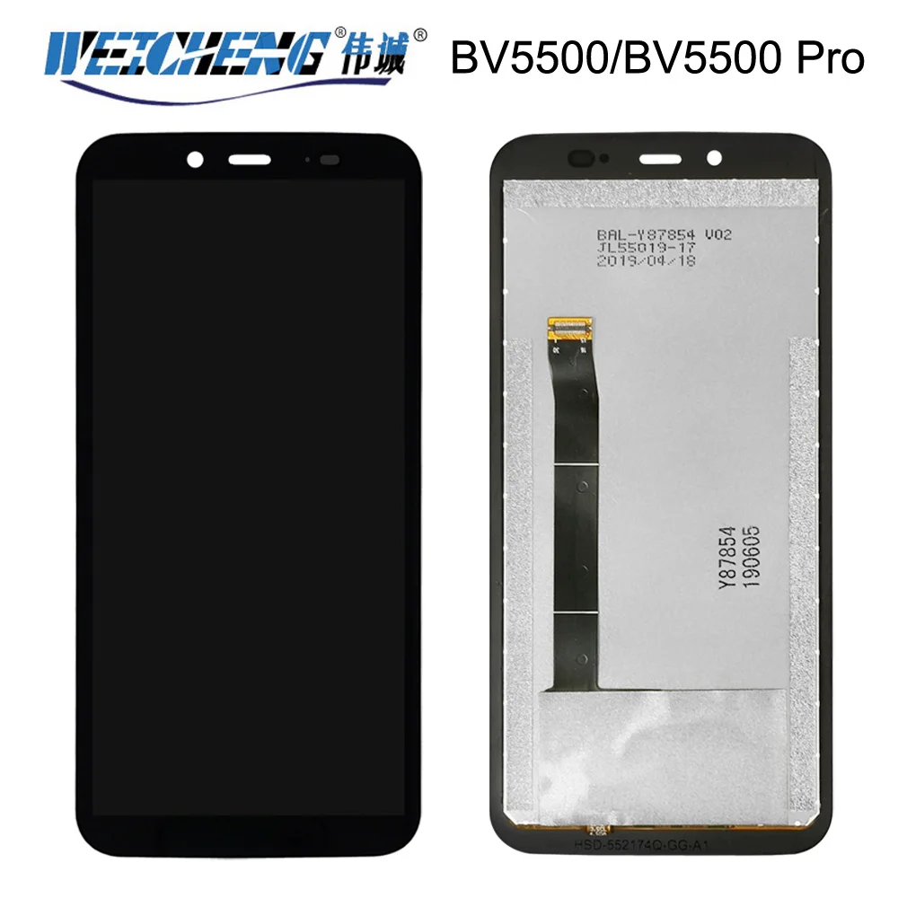 ЖК дисплей с сенсорным экраном для Blackview BV5500 Pro 100% протестированный bv 5500 plus датчик