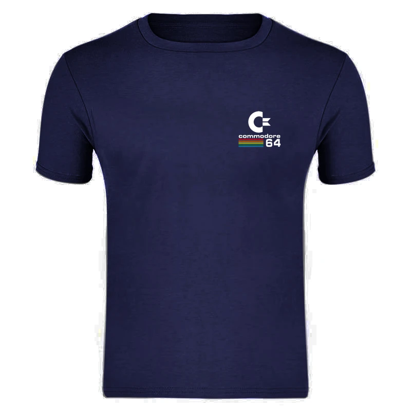 Новинка лета, коммодор, 64 футболки, C64, Ретро стиль, 8 бит, ультра крутой дизайн, футболки, мужская одежда с коротким рукавом