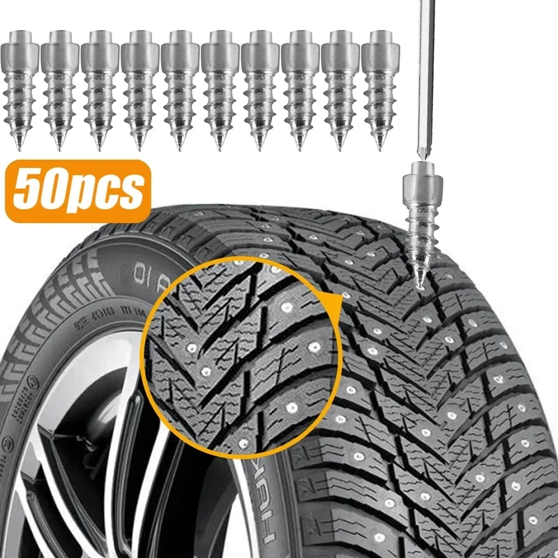 

Anti-Slip Car Tire Studs Screws Nails Universal Auto Motorcycle Bike Winter Anti-ice Snow Spikes Tire Cleats Dropshipping