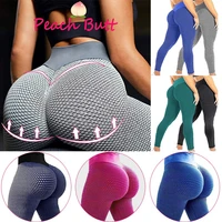 kiwi rata womens ruched butt lifting high waist yoga pants tummy control stretchy workout leggings textured booty tights