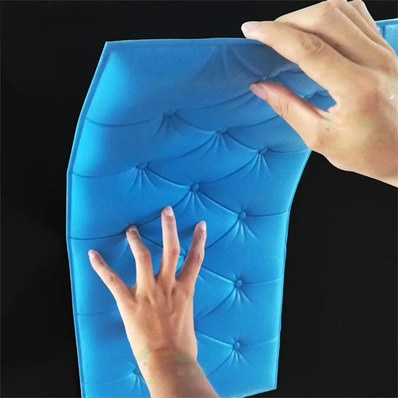 

soft pack wall stickers self-adhesive tatami wall surrounding sponge thickened children's room headboard 3d wall stickers