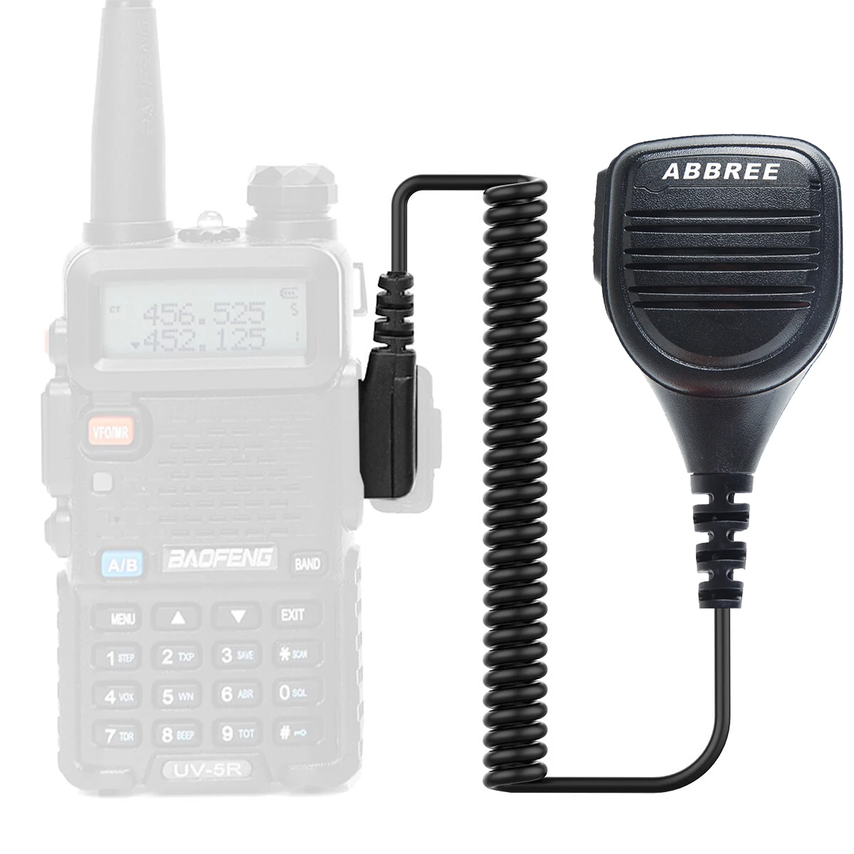 Abbree AR 780 PTT удаленный водонепроницаемый динамик микрофон для Ветчины радио Kenwood TYT