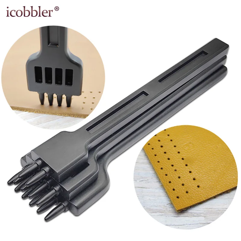 

Круглое отверстие пунша ряд зубец шить резак для макияжа кисть для теней для ручного шитья отверстие кожаное ремесло набор интервал, резка, ...