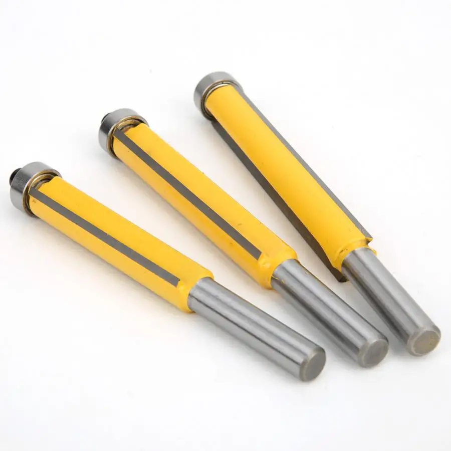 3 шт. концевые фрезы 8 мм с подшипником | Инструменты