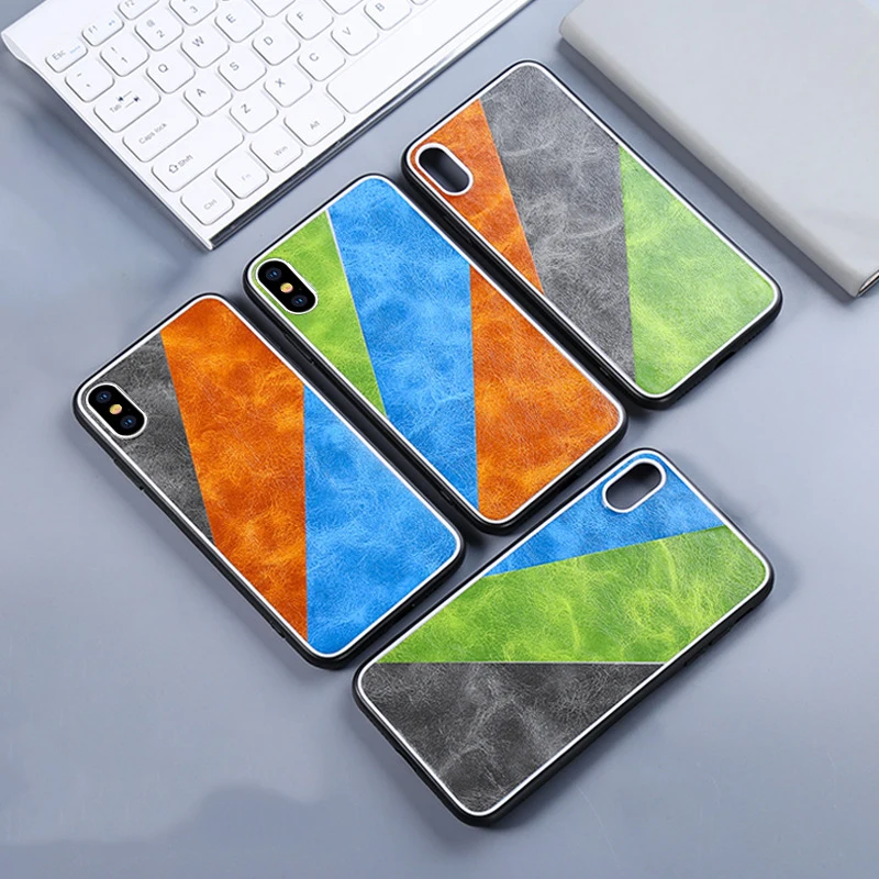 Противоударный мягкий чехол из ПУ кожи для iPhone 11 Pro Max XS XR X 7 8 6 6S Plus|Бамперы| |