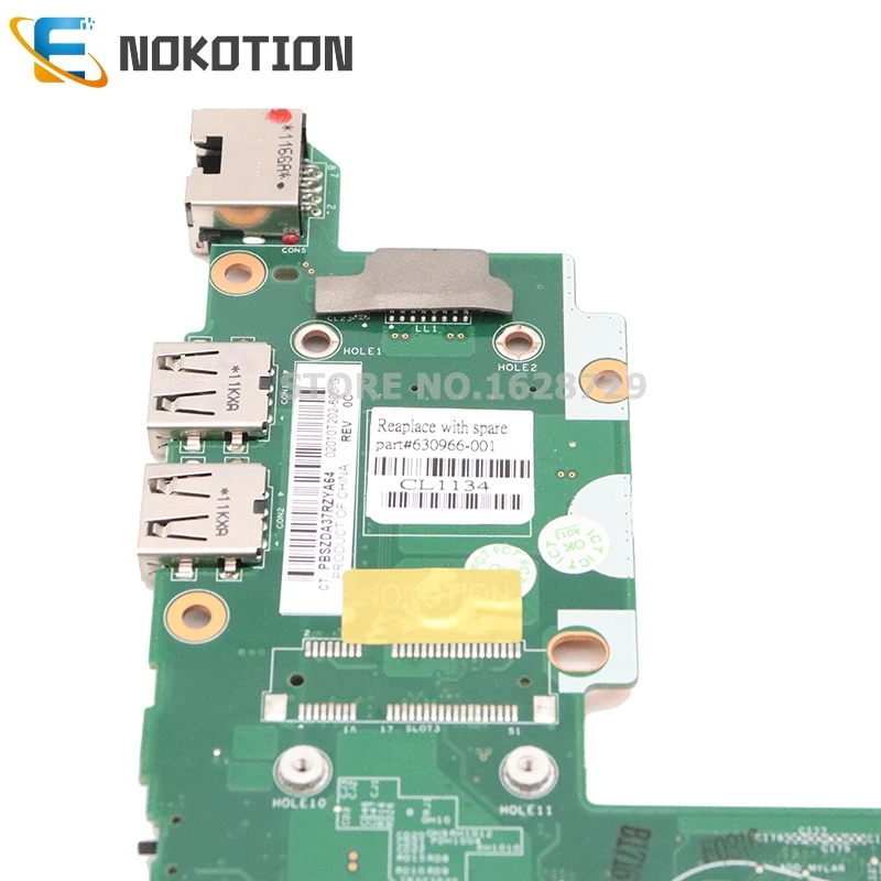 Материнская плата NOKOTION 630966 001 для HP Pavilion MINI 210 материнская ноутбука DDR3 N455