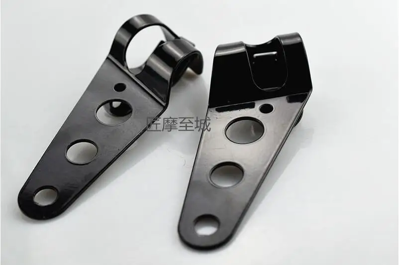 Partol 31-51 мм кронштейн для крепления фар мотоцикла черный/серебристый держатель