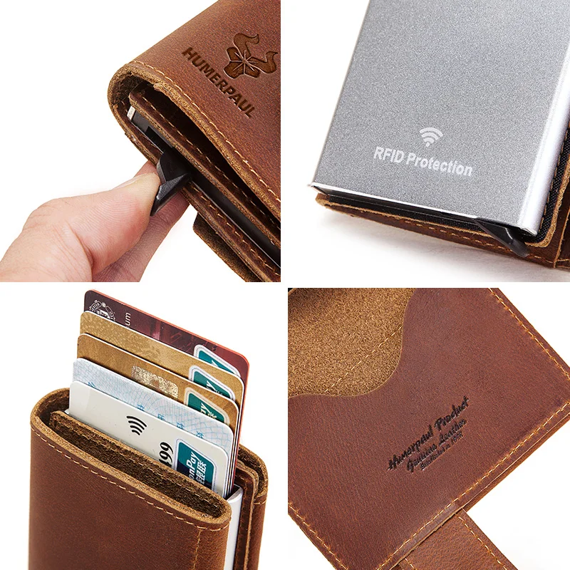 Slim Male Walet Luxury Hasp Purse Short Men Wallets Genuine Leather Bank Card Holder Credit Travel Credential Coin Money Bag images - 6
