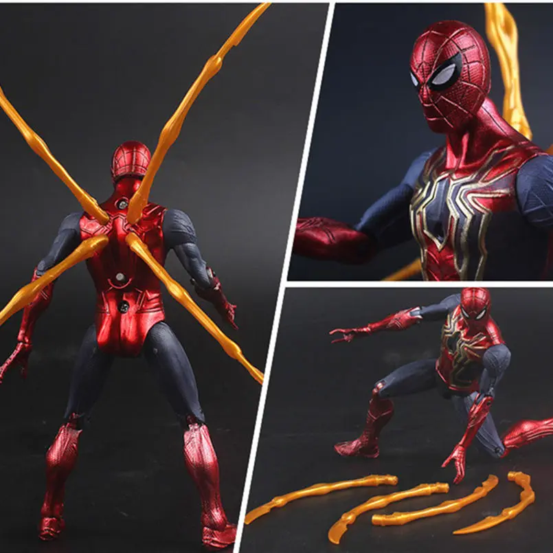 Новая Обновленная многошарнирная фигурка супергероев Marvel, Мстители, Капитан Америка, Тор, Железный человек, Человек-паук, Халк, танос, фигурки, игрушки для детей