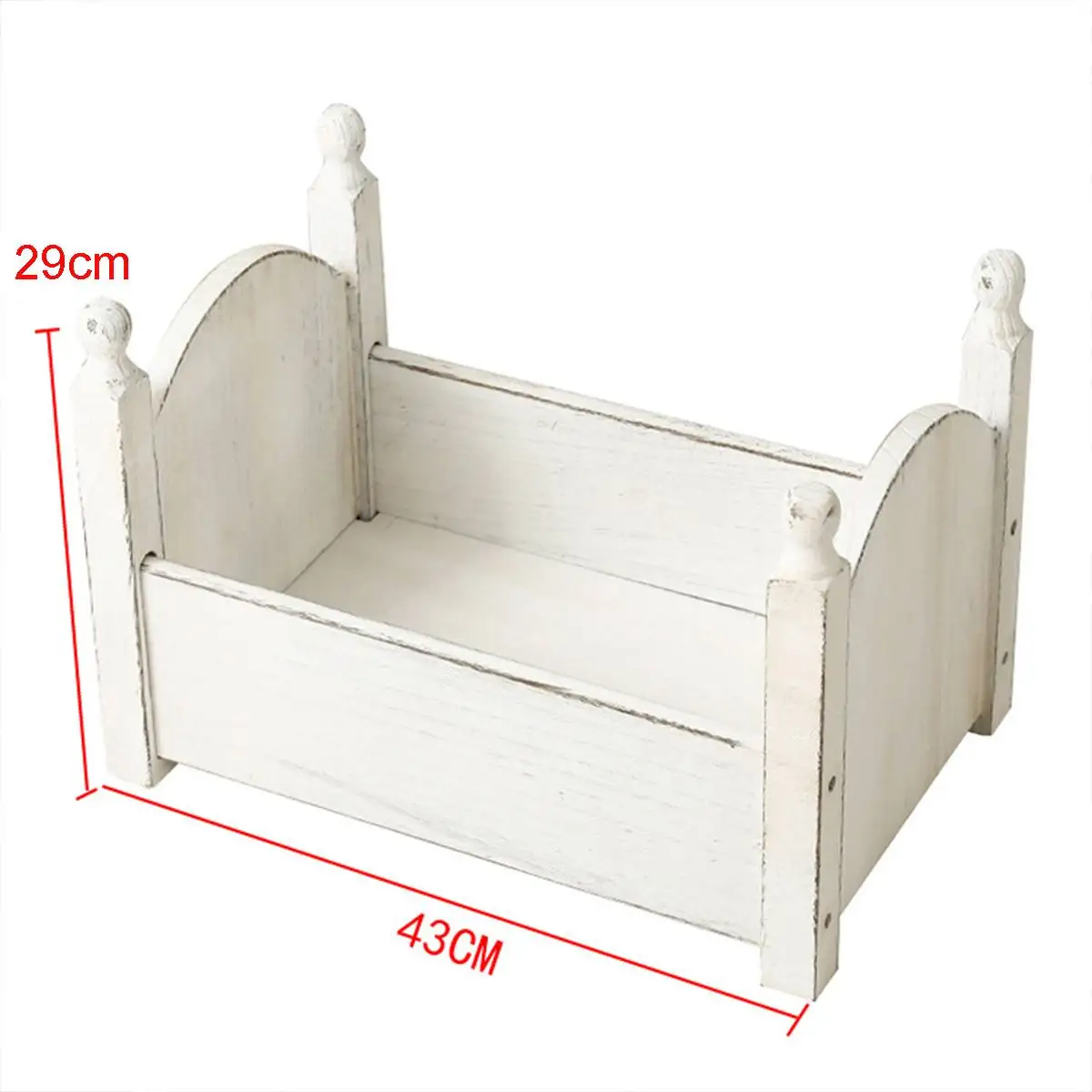 

Children's photography Props Small Bed for Newborn Basket Sofa Crib Wooden Baby Photo Studio Photography Bed Boys Girls Gift