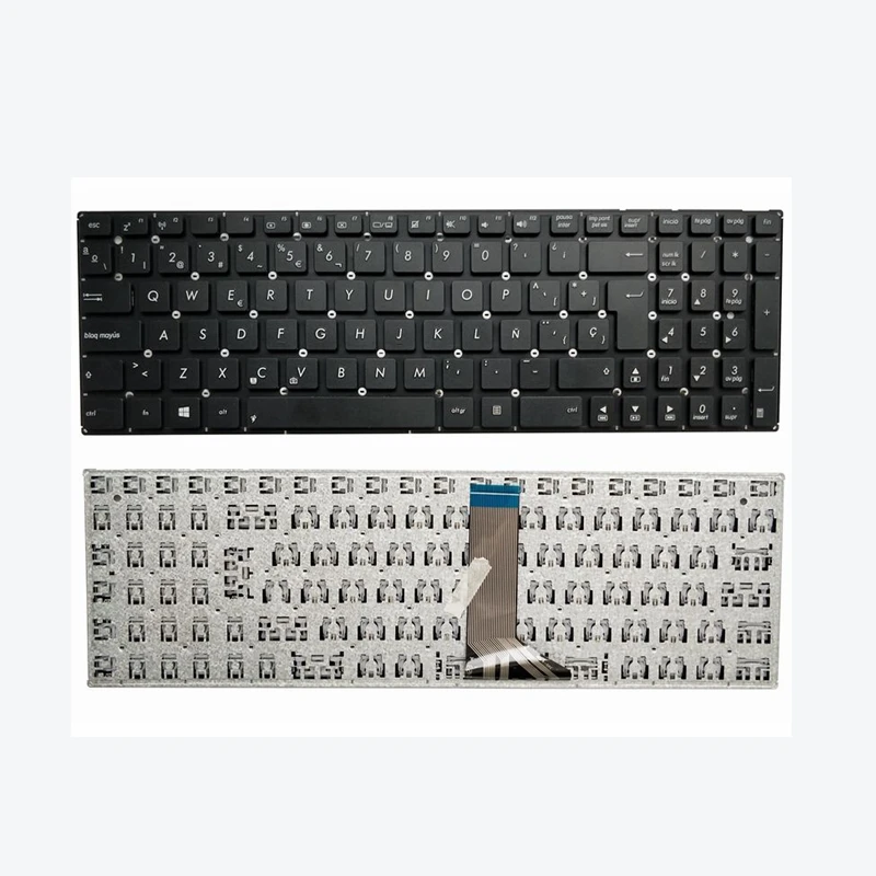 Клавиатура черная испанская для ноутбука ASUS x551 X551M X551MA X551MAV F550 F550V X551C X551CA A555 A555L X555