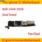 Материнская плата 8 ГБ 16 ГБ 32 ГБ для iphone 5C с бесплатным iCloud, оригинальная разблокированная материнская плата для iphone 5C с полными чипами