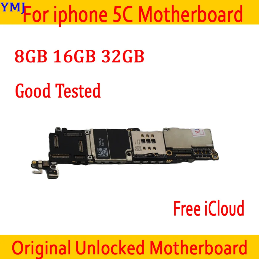 8 GB 16 32 для iphone 5C материнской платы с бесплатной iCloud оригинальный разблокирована