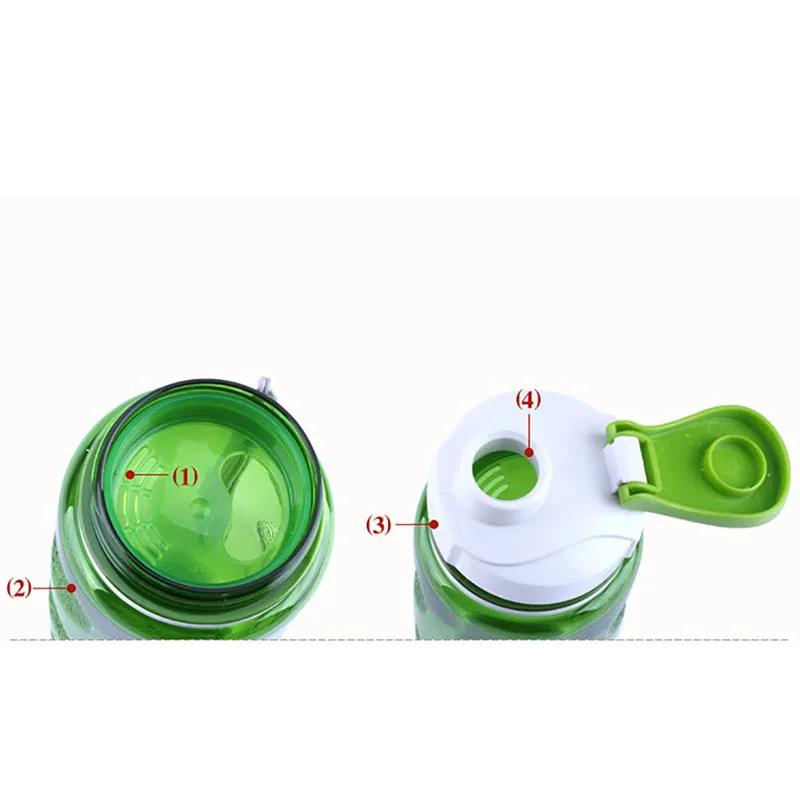 Пластиковая Спортивная бутылка для воды объемом 470 мл Шейкер
