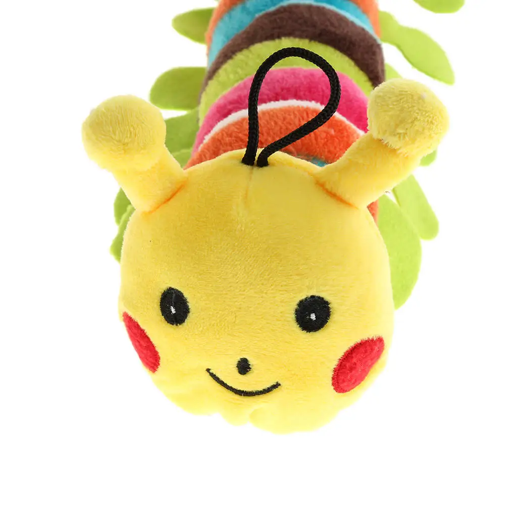 2X Pet плюшевый звук кошка собака фото желтая гусеница | Дом и сад