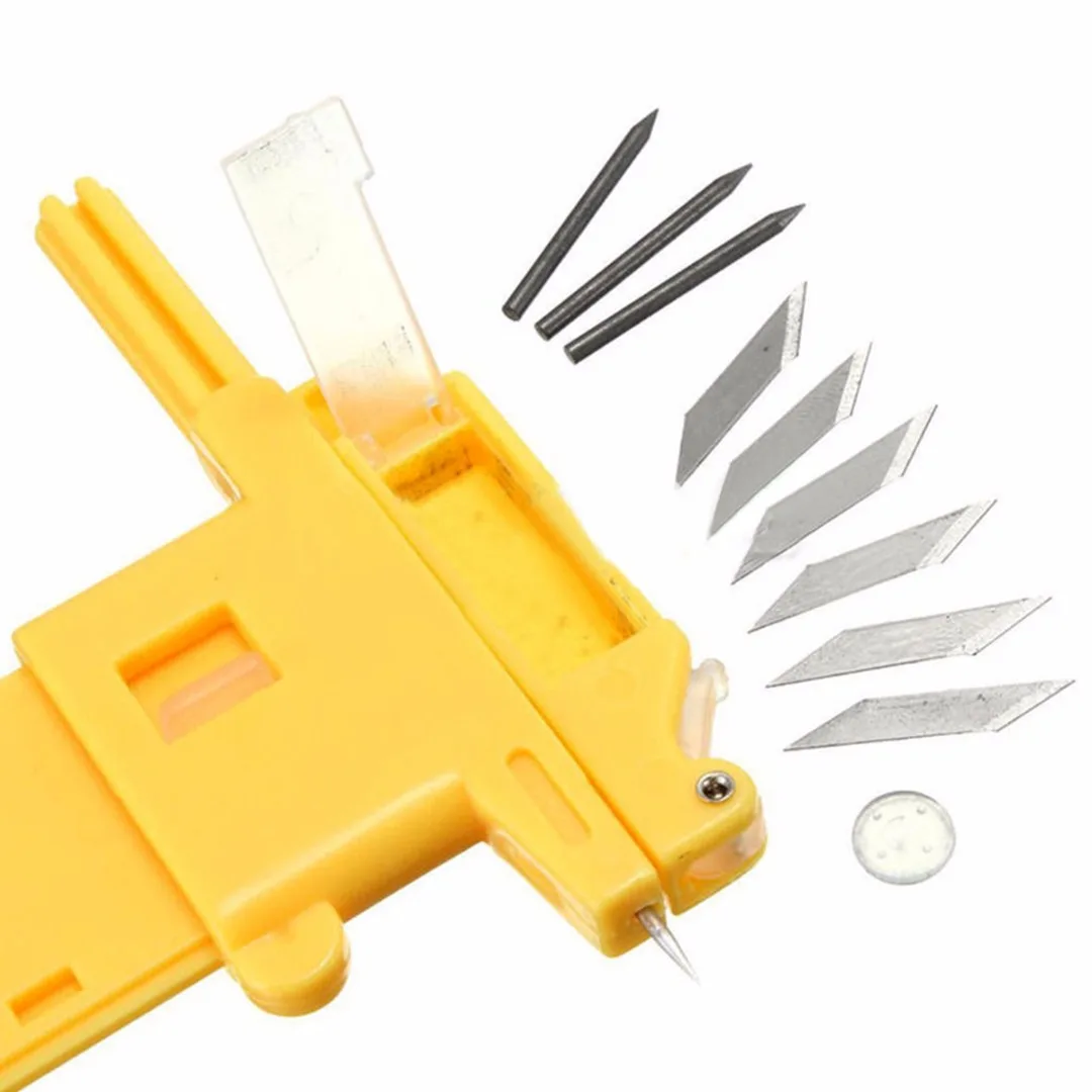 1 30 см Регулируемые компасы круг резак + 3 шт. карандашные Наконечники 6 лезвия