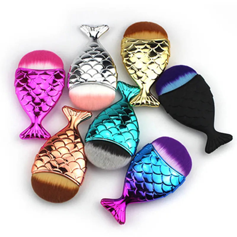 1 шт. 24 цвета Кисть для макияжа русалка|Аппликатор теней век| |