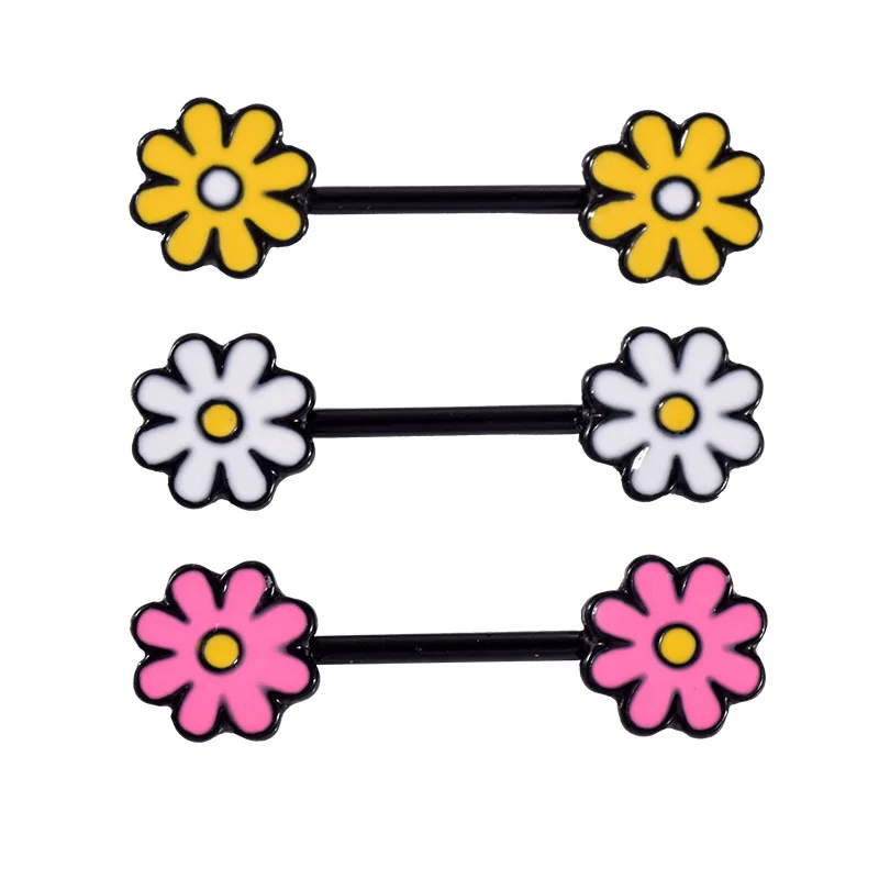 Медицинские стальные орнаменты для защиты от аллергических проколов черные