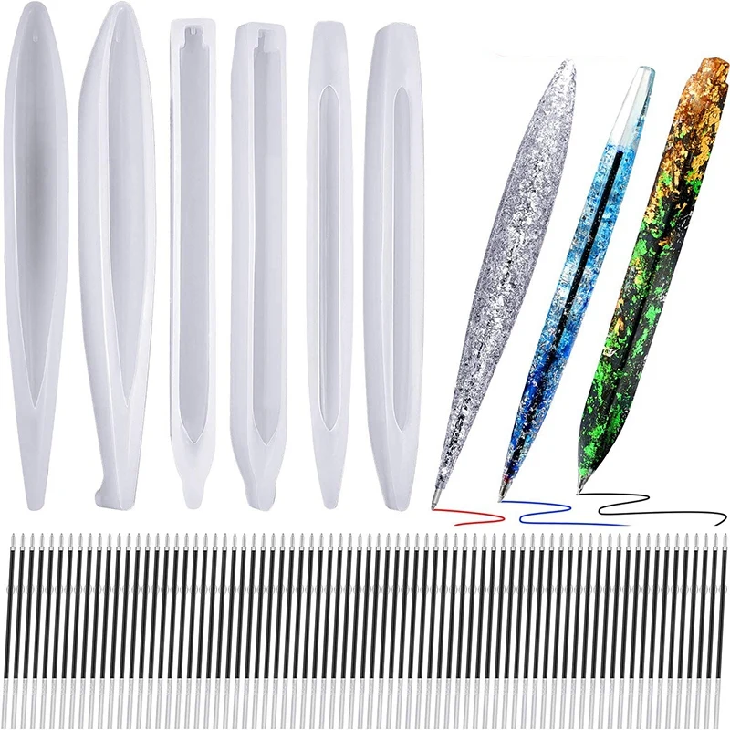 Силиконовые формы в форме каучука для самостоятельной сборки 6 шт. Свеча ручки с 75