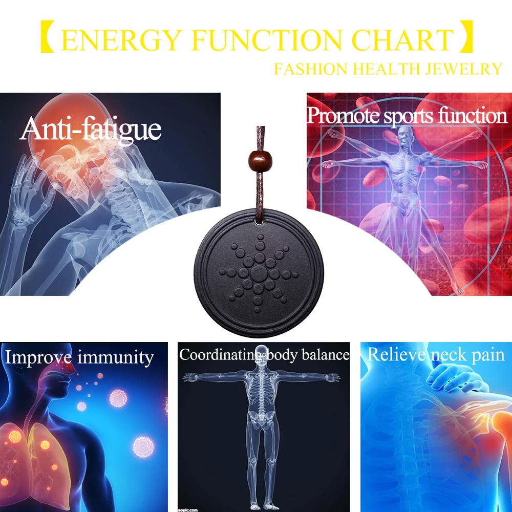 Лидер продаж! Здоровье и гигиена скалярный энергии кулон лавы Бесплатная