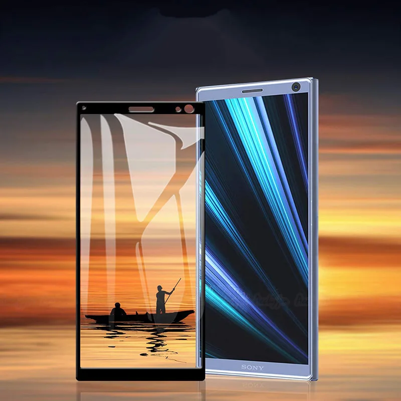 3D стекло для Sony Xperia 10 Plus закаленное полное покрытие Защита экрана 1 ii | Мобильные
