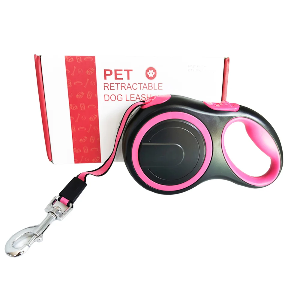 Поводок для собак Roulette Walking автоматическая выдвижная цепь высокое качество АБС