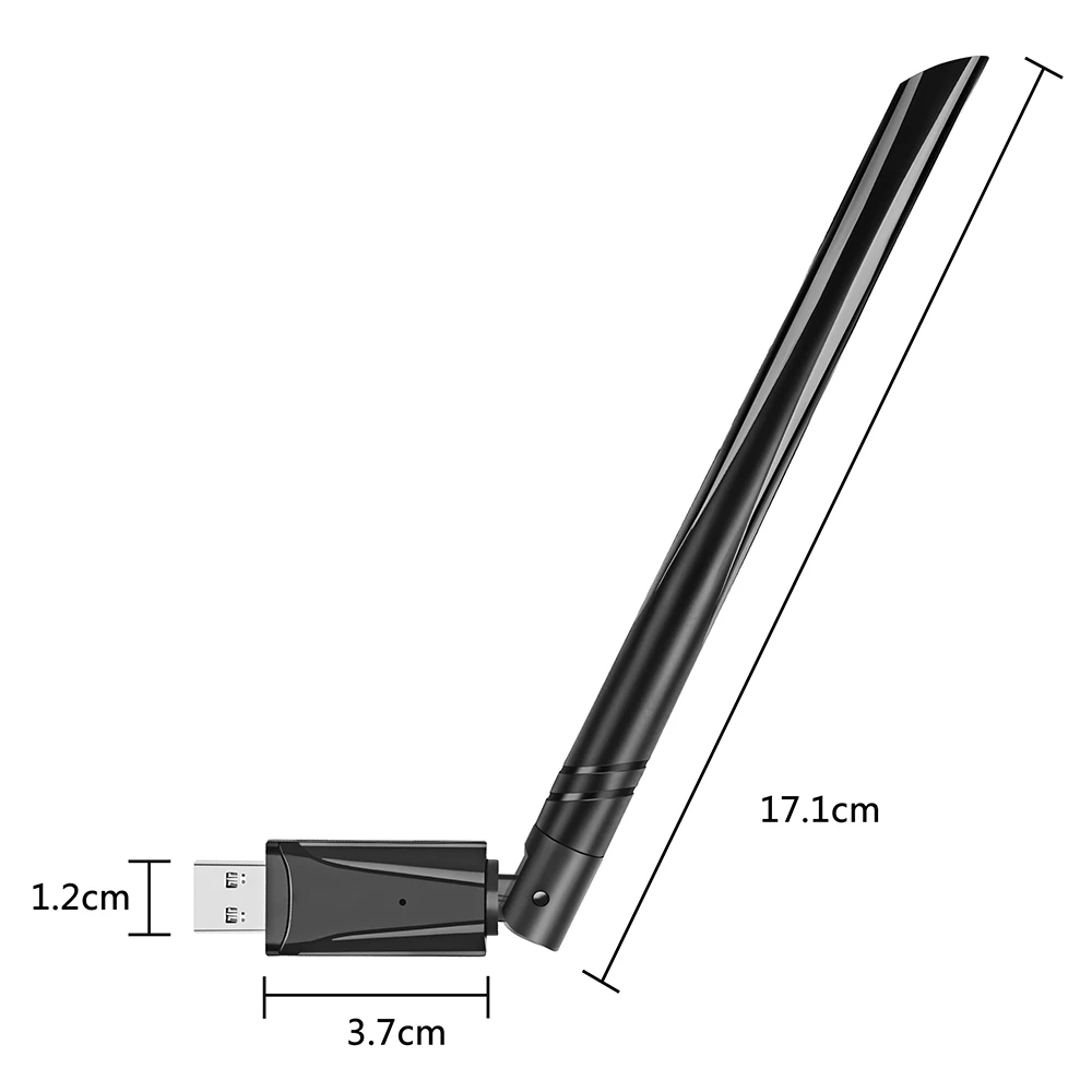 

USB 3.0 Wifi Adapter 1300Mbps Dual Band Antenna 2.4G/5.8G Ethernet Network Card Receiver Wireless Wifi USB Dongle For PC Laptop