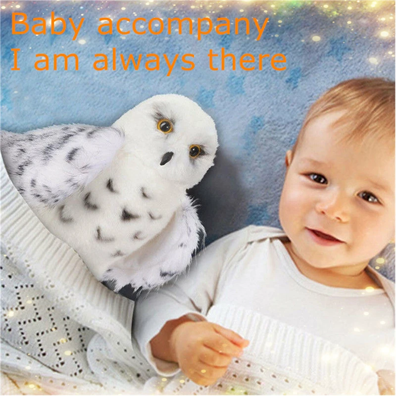 

12 Inch Douglas Wizard Snowy White Plush Hedwig Owl Toy Potter Cute Stuffed Animal Doll Kids Gift Hot Sellings Toys for Children