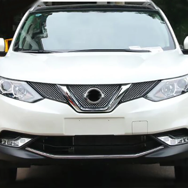 Для Nissan Qashqai J11 2014 2015 2016 сотовый стиль передняя решетка рамка сетчатая крышка