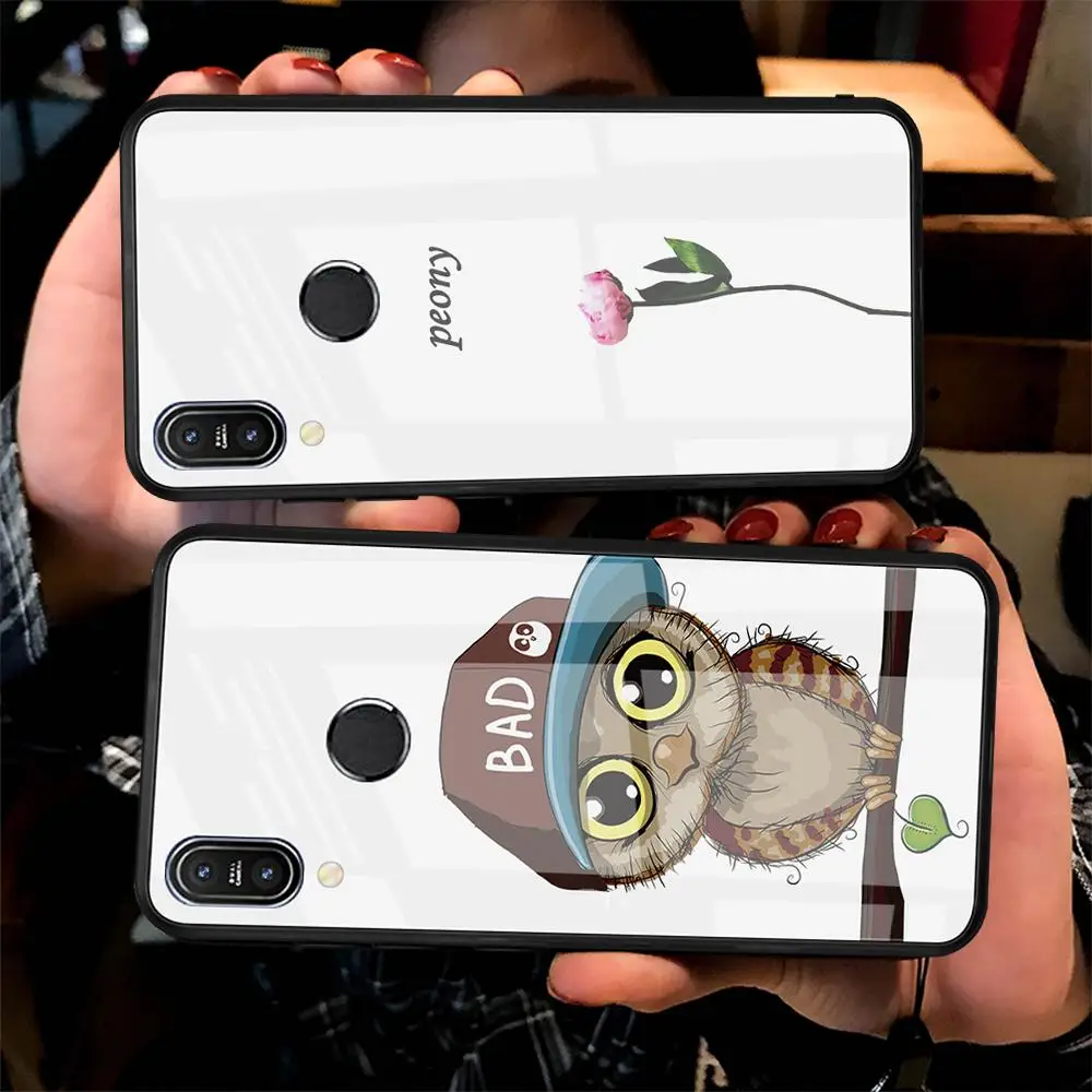 Чехол для телефона с закаленным стеклом для Asus Zenfone Max Pro M1 ZB602KL ZB601KL M2 ZB631KL ZB633KL мягкая рамка с узором чехол Coque Shell