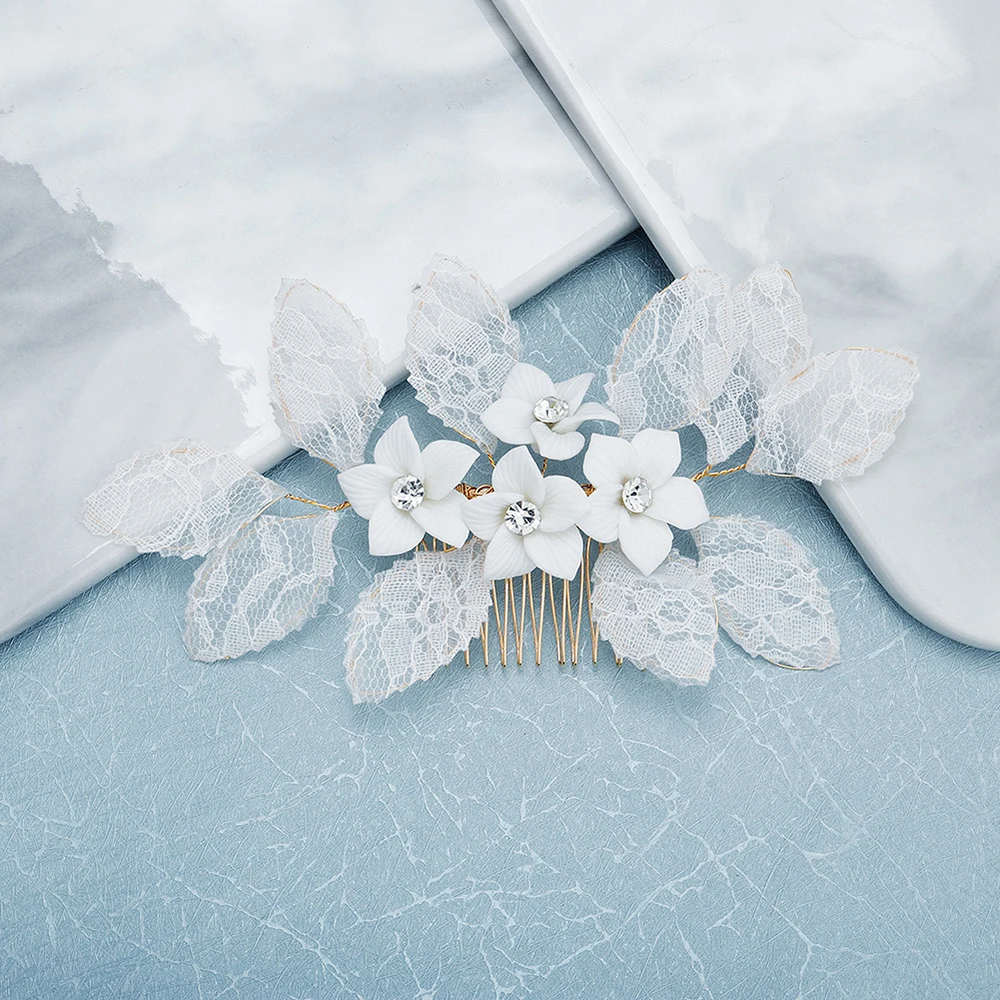 Женские свадебные аксессуары для волос Miallo стразы с жемчужинами заколки