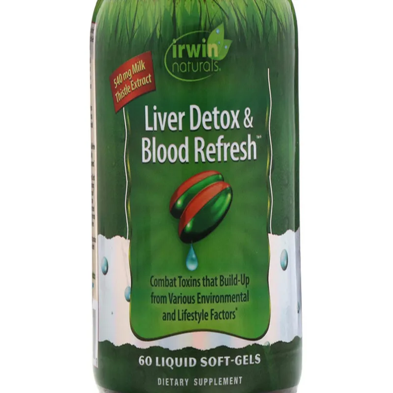 Liver detoxification and blood freshness, 60 liquid soft cap sules