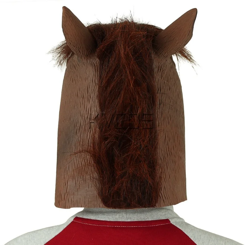 Креативная страшная голова лошади фотокостюм реквизит для театра новинка