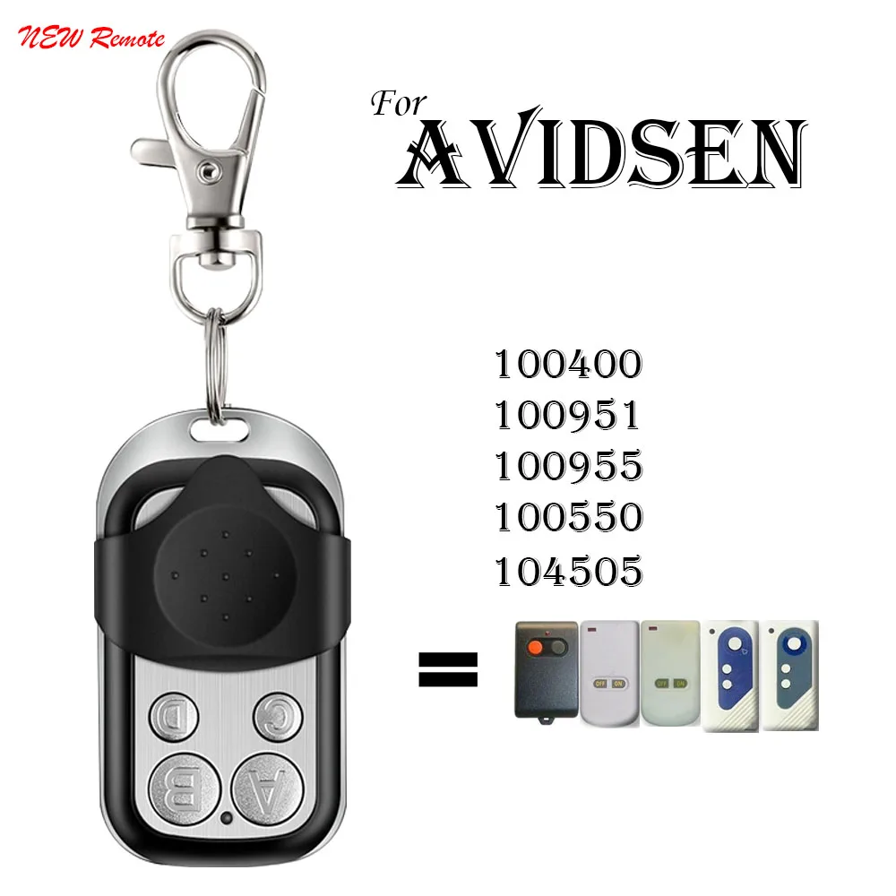 

Для AVIDSEN 100951 100955 100550 100400 104505 пульт дистанционного управления 433 МГц копия AVIDSEN 433,92 МГц фиксированный код команды гаража
