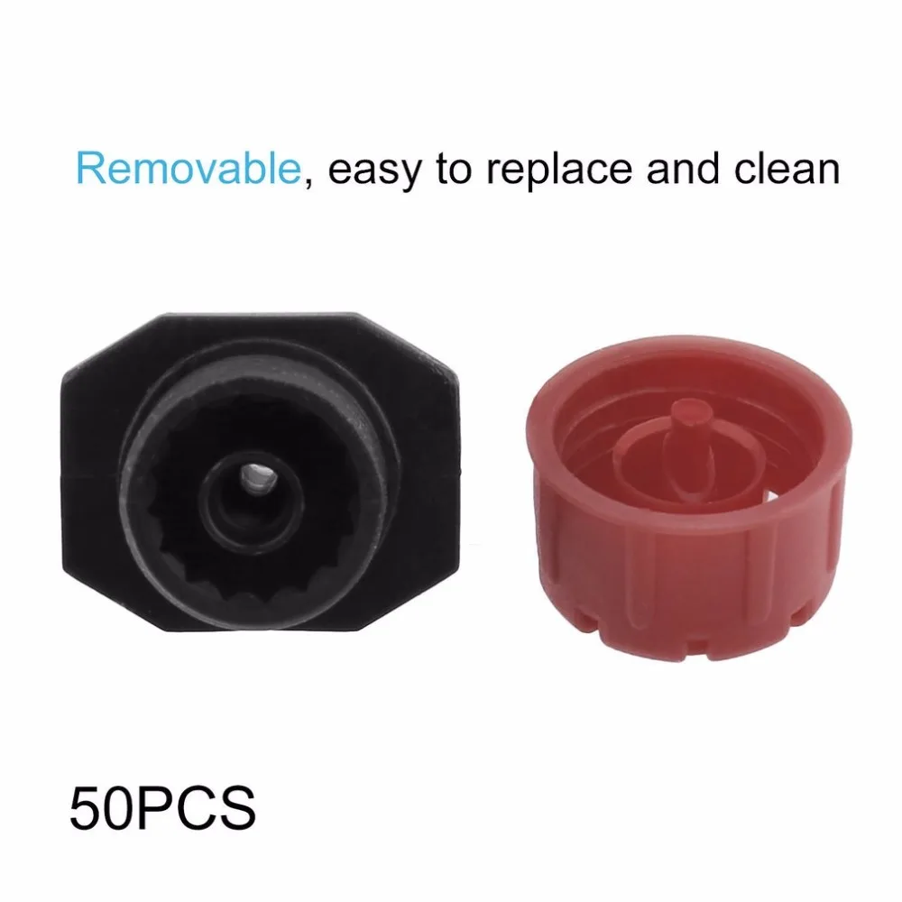 50 шт./лот модные регулируемые насадки для полива сада с микро потоком капельная