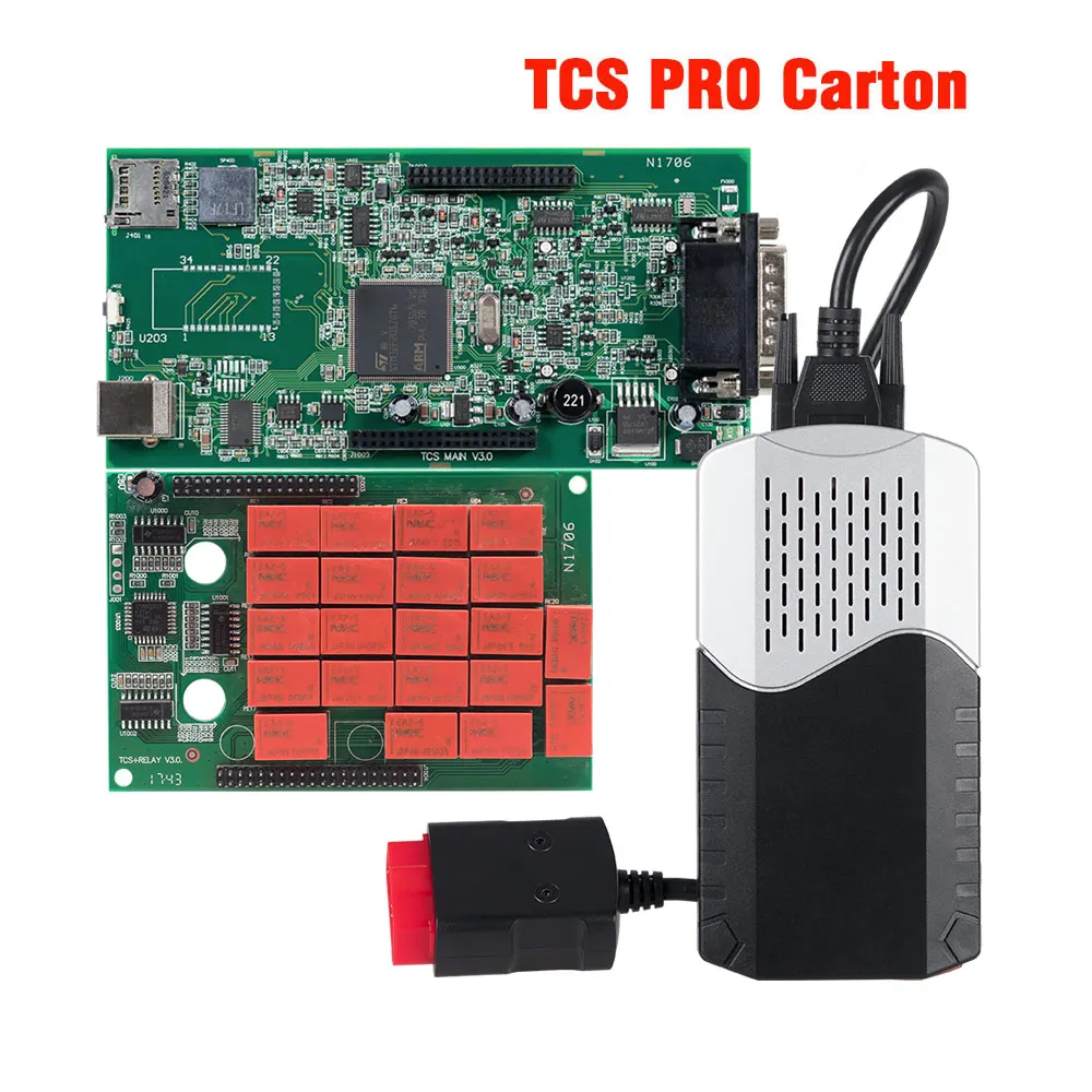 CDP TCS CDP Pro OBD2 зеленая доска R1 keygen для автомобилей/грузовиков OBD2 Бортовая Система диагностики II сканер кодов - Цвет: TCS PRO