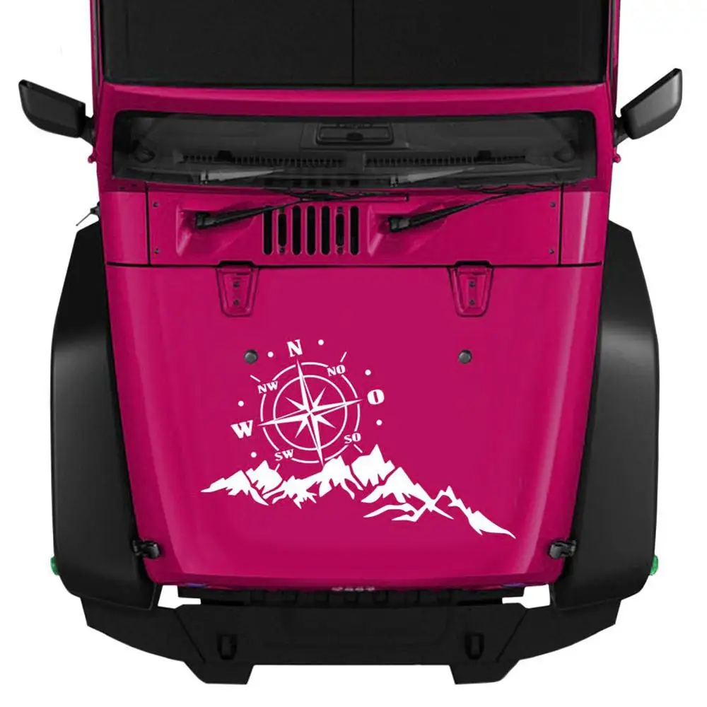 Car Sticker Reflective Mountain Tree Vehicle Decal Off-road Caravan Styling Decoration Accessories | Автомобили и мотоциклы