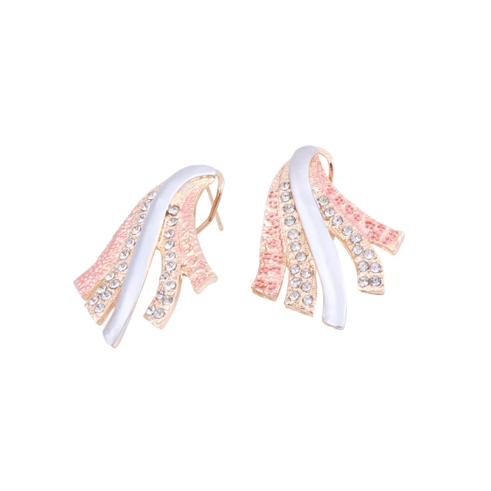 Многоцветный Свадебный Кристалл Дубай золотые Ювелирные наборы для женщин