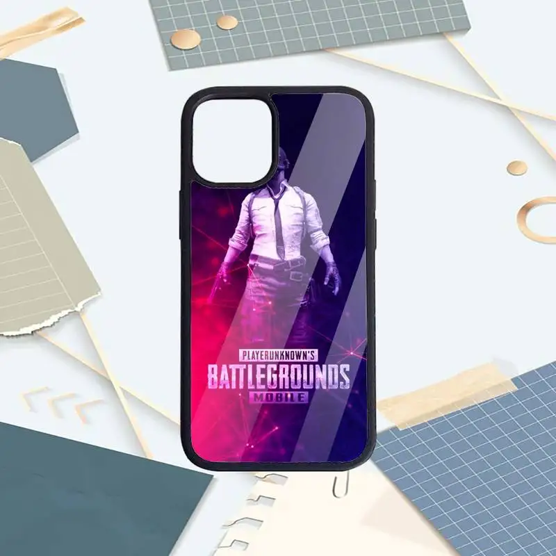 

Fashion PUBG hot Game Phone Case PC For iPhone 11 12 pro XS MAX 8 7 6 6S Plus X 5S SE 2020 XR Anti-fall protective funda