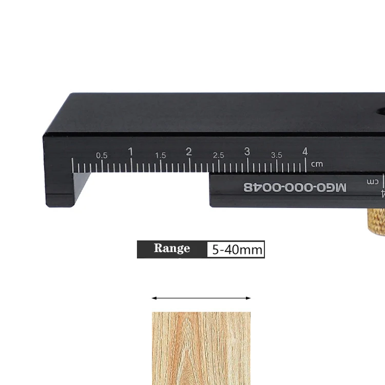 

Small Aluminum Dowel Saw Adjuster Sawtooth Feeler Clearance Gauge Woodworking Saw Table Clearance Measuring Tool Carpentry Tools