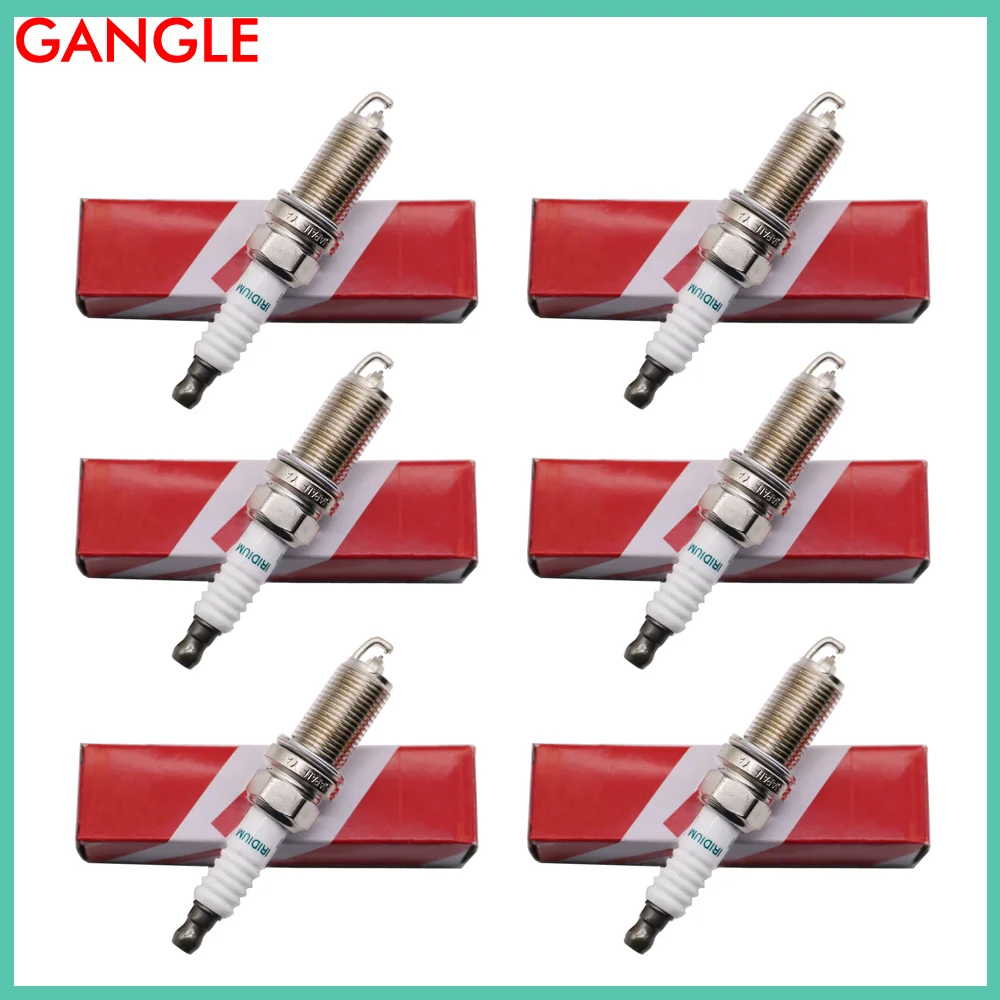 6 шт. двойной Иридиевый Свеча зажигания Комплект длительный срок службы OEM 90919 01249