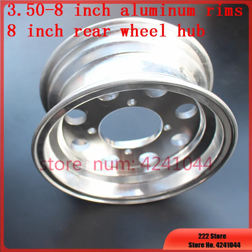 

3.50-8 8 Inch for Small Monkey Motorcycle Accessories Aluminum Alloy Wheels Vacuum Circle Use 130/50-8 tire tyre for Monkey Bike