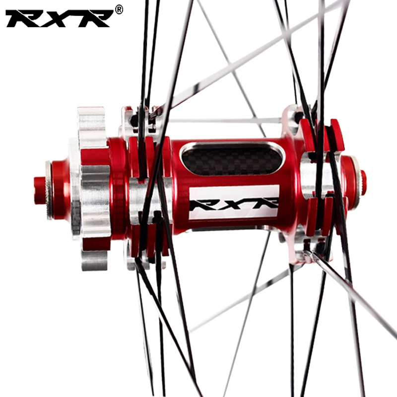 RXR 27," RX233 колесная карбоновая ступица MTB дисковый тормоз 5 подшипников комплекты велосипедных колес горный велосипед 7-11Speed через ось/QR MTB колеса