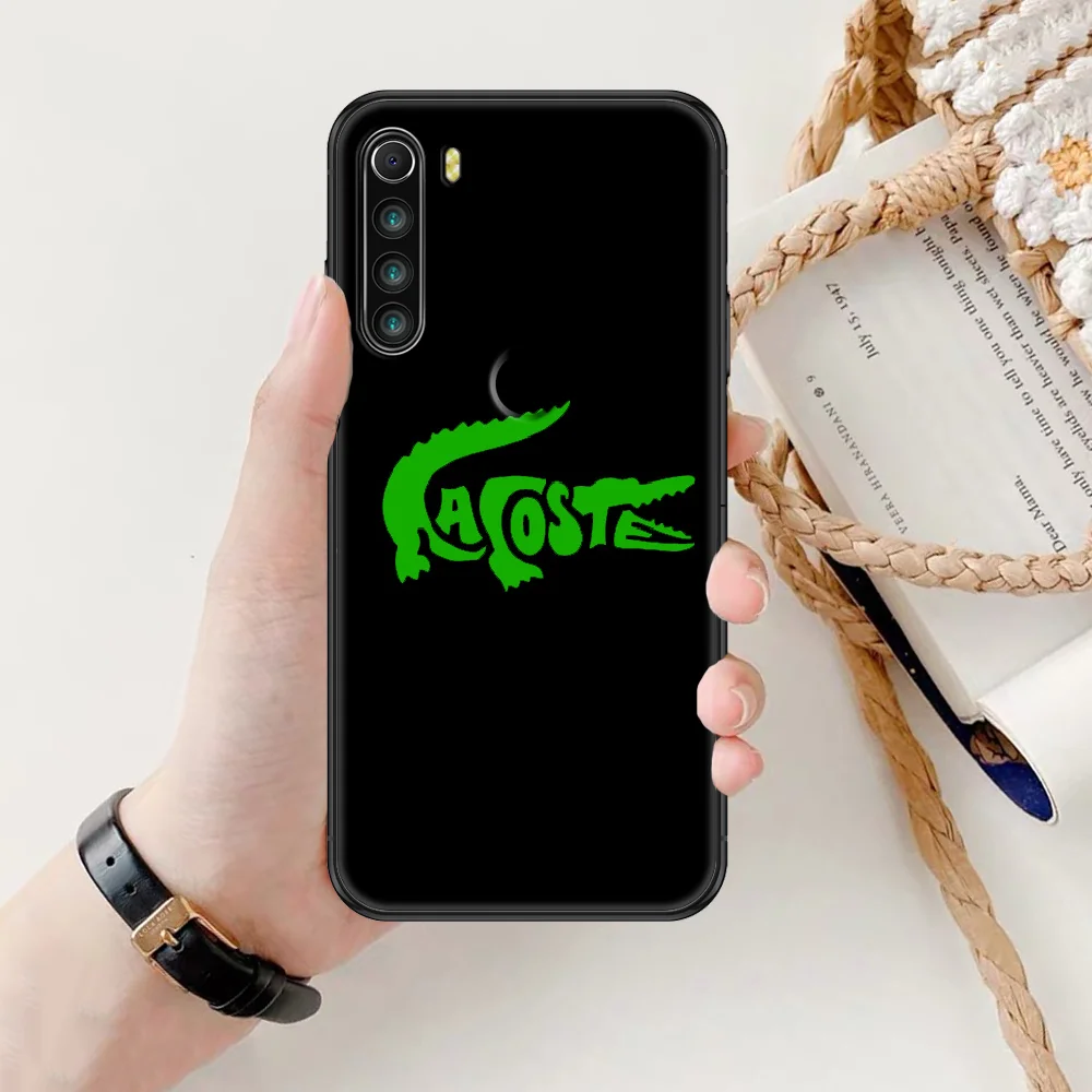 

Crocodile Luxury Fashion Brand Phone case For Xiaomi Redmi Note 7 7A 8 8T 9 9A 9S 10 K30 Pro Ultra black silicone waterproof tpu