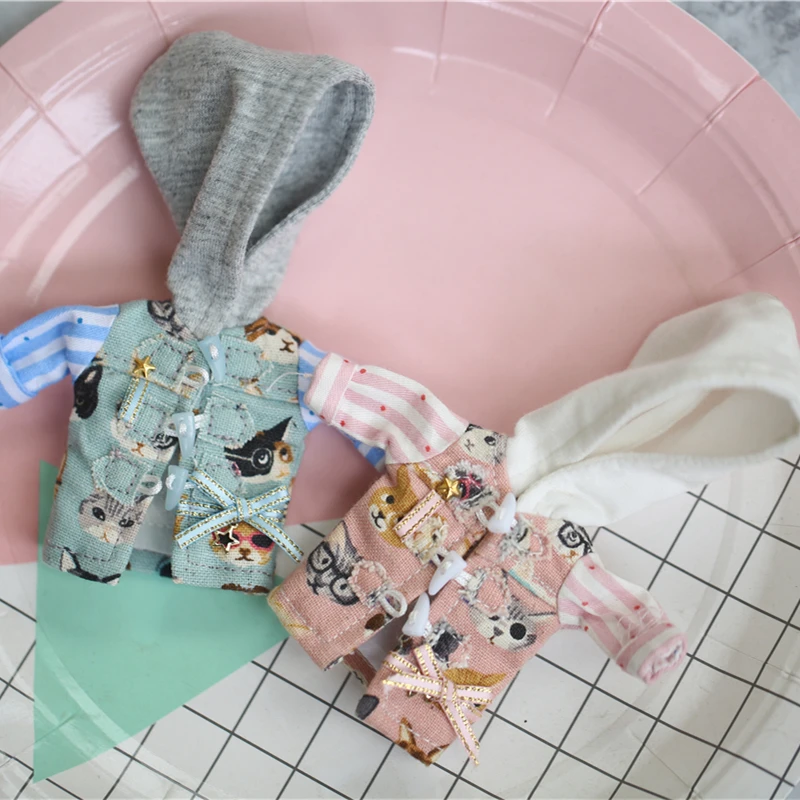 obitsu11 doll ob11 beauty knot pig 1/12 BJD clay handle can wear a cat coat clothes accessories |