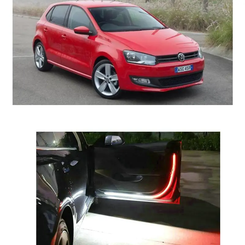 Светодиодный автомобильный открывания двери Предупреждение светильник для vw