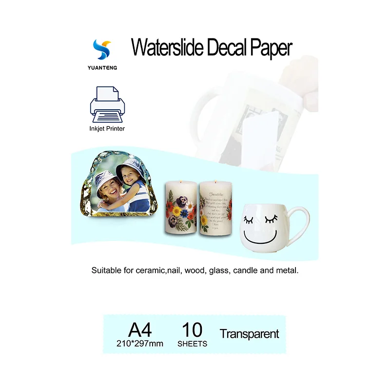 Прозрачная бумага для струйной печати размером А4 10 листов/пакет|Рисовая бумага| |