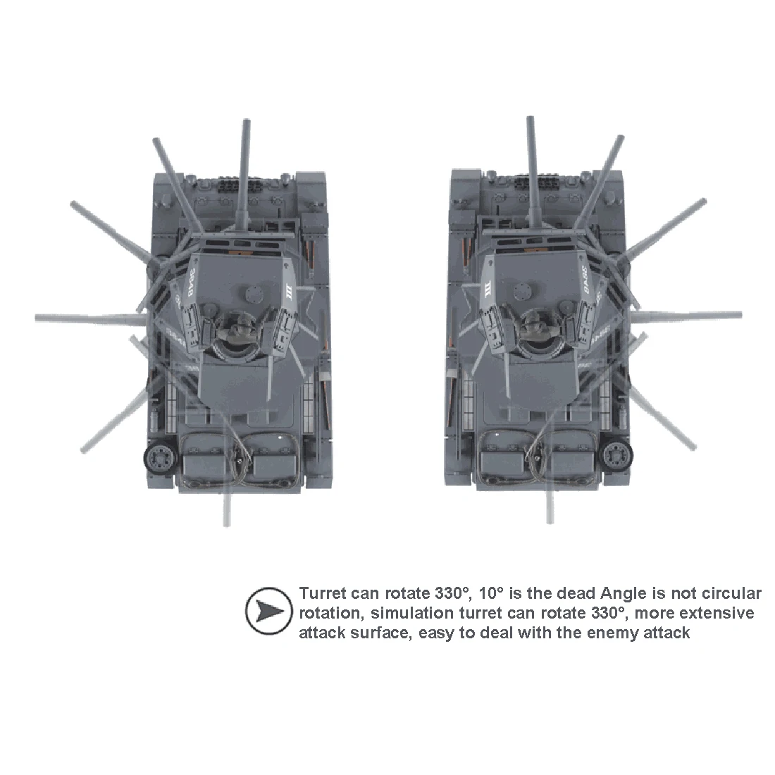 1:16 Немецкий III L Танк 2 4G модель дистанционного управления Военный танк со