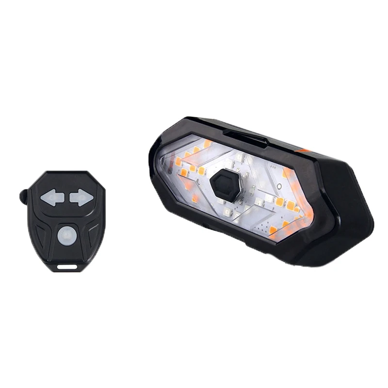 

Умный беспроводной велофонарь, сигнаПредупреждение ПА с дистанционным управлением, зарядка по USB, поворотный сигнал, задсветильник свет с с...