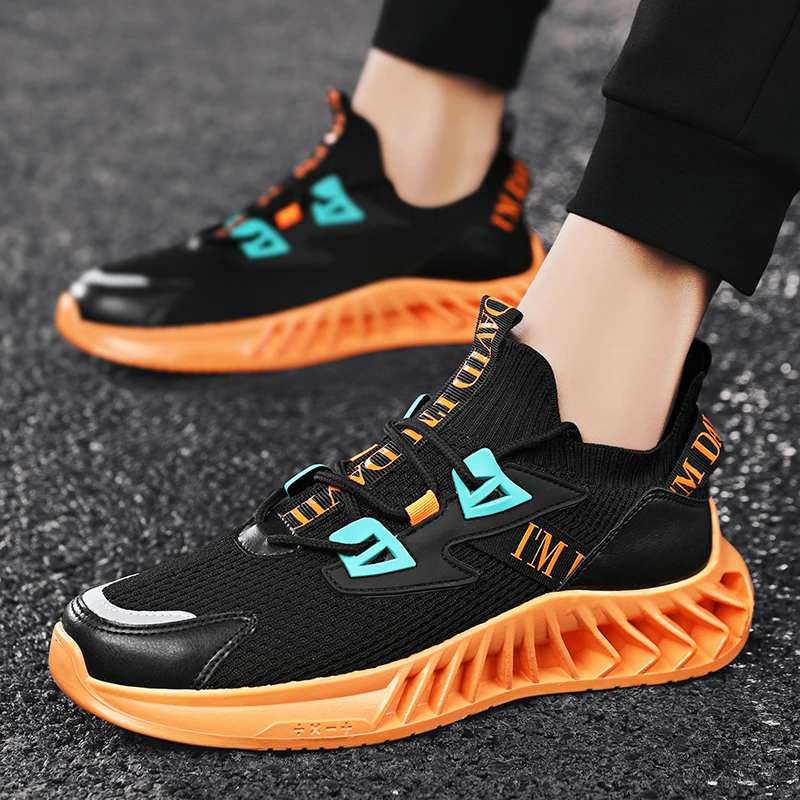 

Spring Men Casual Shoes Brand Men Shoes Sneakers Flats Comfortable Breathable Microfiber Outdoor Leisure Footwear Trendy Style
